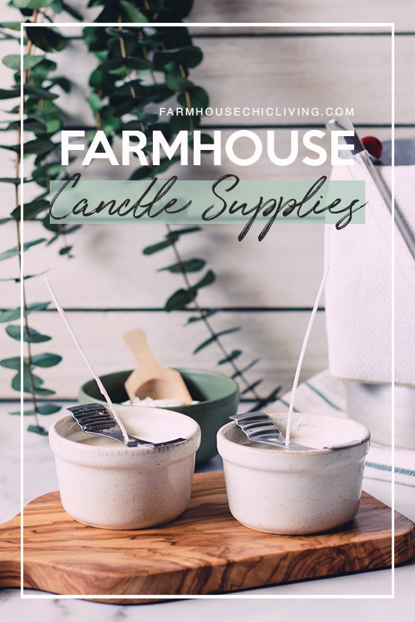 Who doesn’t love decorating their home with a beautifully crafted candle? They add warmth and light to any space or decor and always make our farmhouse feel cozier. Check out my favorite supplies for making candles farmhouse style! 