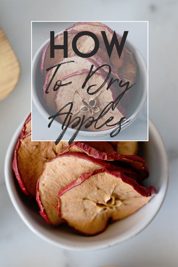 How to dry apples in five steps in the oven. 