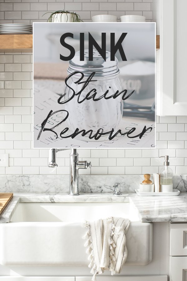 Not long after our farmhouse sink was installed, I learned it was pretty difficult to keep it a dreamy white color. That is until I created a simple homemade scouring powder to brighten and lift stains. 