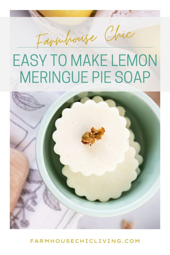 Unlike the real deal, this lemon meringue soap recipe is nowhere near daunting to make. With just 4 ingredients and steps taking you through each detail!