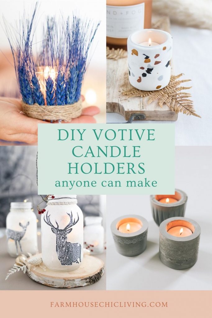 If you ask me, there’s nothing cozier than a grouping of candles. And these creative candle decorating ideas for votive candle holders are easy to DIY. 