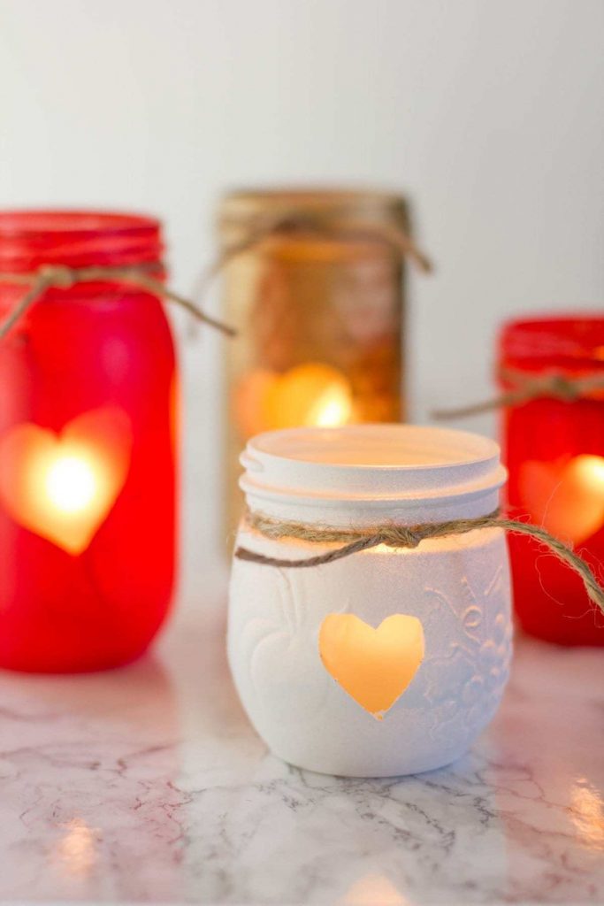 If you are on the hunt for a cheap candle holder idea you’ll love these! 