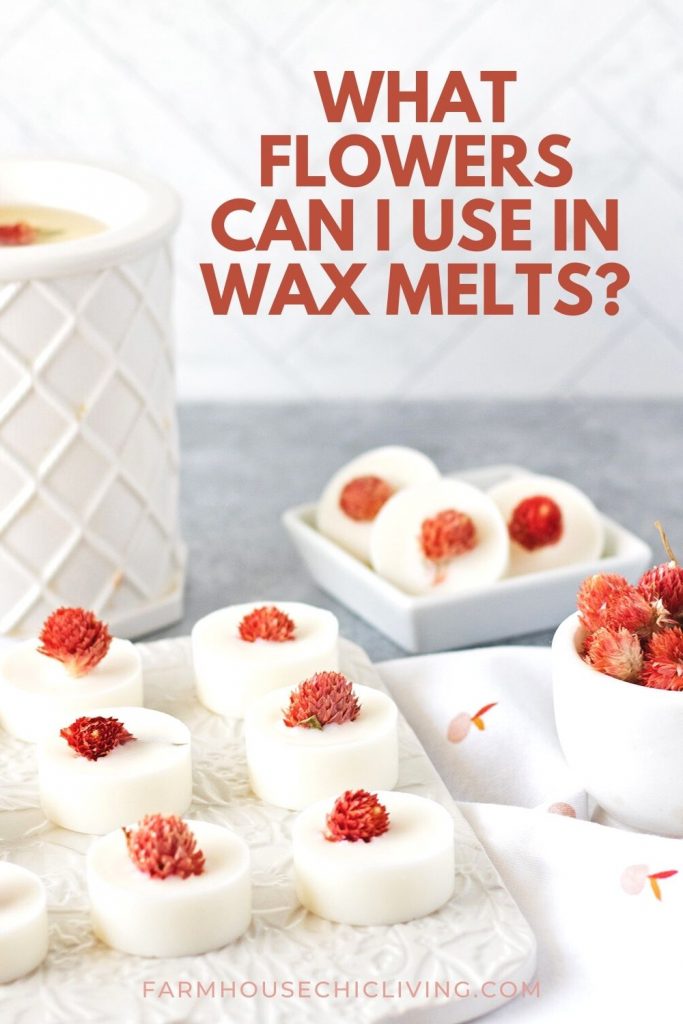 What flowers can I use in wax melts?